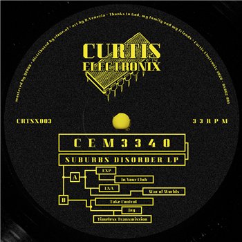 CEM3340 - Suburbs Disorder LP - Curtis Electronix