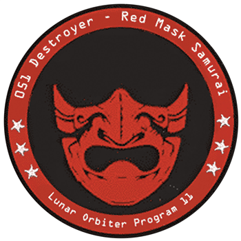 051 Destroyer - Red Mask Samurai - Lunar Orbiter Program