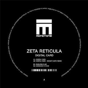 ZETA RETICULA - Digital Card (Exzakt & BFX mix) - Monotone ZETA RETICULA - Digital Card (Exzakt & BFX mix) - Monotone