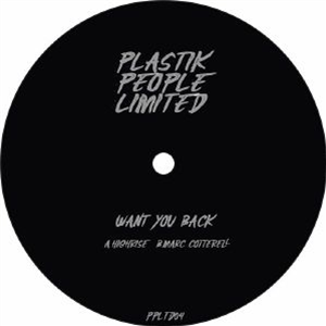 HIGHRISE/MARC COTTERELL - Want You Back - Plastik People