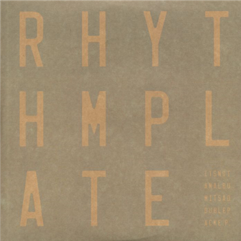 Rhythm Plate - Its Not An Album Its A Doublepack EP (double 12") - Pressed For Time
