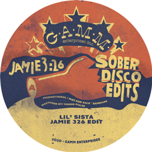 JAMIE 3:26 - SOBER DISCO EDITS - G.A.M.M