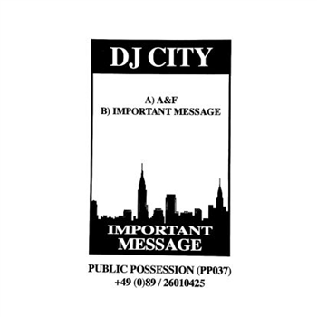 Dj City - Important Message - Public Possession
