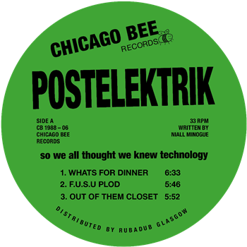 Postelektrik - So We All Thought We Knew Technology - Chicago Bee Records