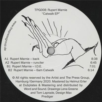 Rupert Marnie - Catwalk Ep (12” Vinyl + Poster) - The Press Group