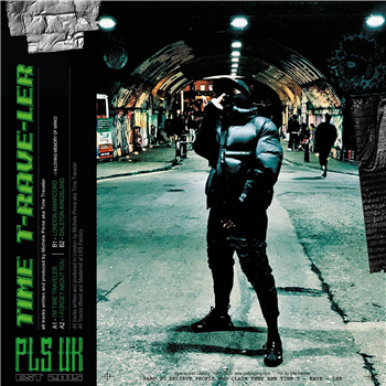 Time Traveler - T - RAVE - LER [full colour sleeve / green vinyl / 160 grams]  - PLS.UK