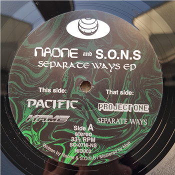 Naone & S.O.N.S - Separate Ways EP - S.O.N.S / Nuagon Infinite Oceans