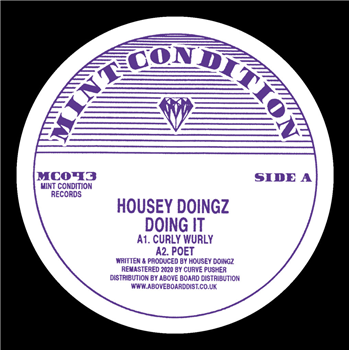Housey Doingz - Doing It (White Vinyl Repress) - MINT CONDITION