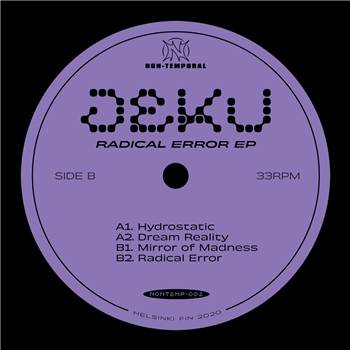 Jeku - Radical Error EP - Non-Temporal Jeku - Radical Error EP - Non-Temporal
