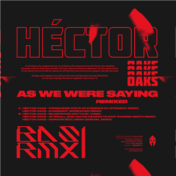 Hector Oaks - As We Were Saying Remixed - Bassiani