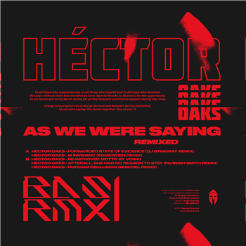Hector Oaks - As We Were Saying Remixed - Bassiani Hector Oaks - As We Were Saying Remixed - Bassiani