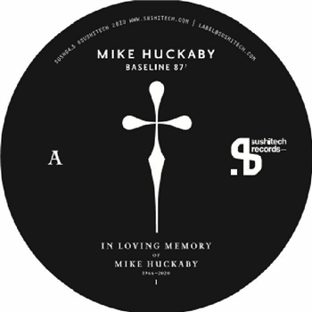 Mike Huckaby - Baseline 87 (Sushitech 15th Anniversary reissue) (limited clear vinyl 10") - Sushitech