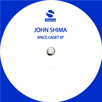 John Shima - Space Cadet EP 12” Vinyl, clear blue colour, Hand-stamped - Subwax Bcn