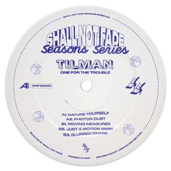 Tilman - One For The Trouble EP (Blue marbled vinyl) - Shall Not Fade