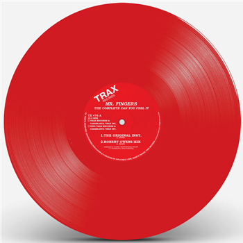 MR. FINGERS - THE COMPLETE CAN YOU FEEL IT (Red Vinyl Repress) - Trax
