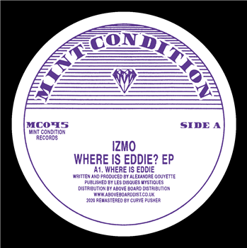 Izmo - Where Is Eddie? EP - MINT CONDITION