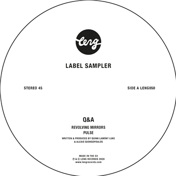 Q&A / Lex - Leng Label Sampler Vol.1 - Leng Records
