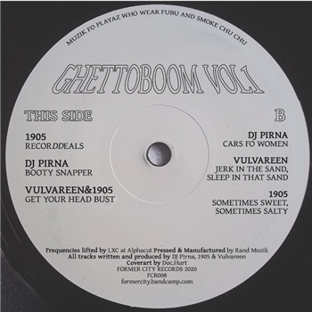 Various Artists - GHETTOBOOM VOL.1 - FORMER CITY RECORDS