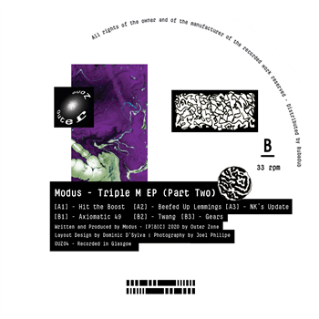Modus - Triple M EP (Part Two) - Outer Zone