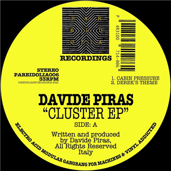 Davide Piras - Cluster - Pareidolia Recordings