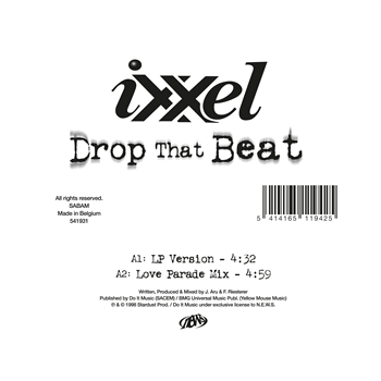 IXXEL - DROP THAT BEAT - 541 LABEL