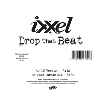 IXXEL - DROP THAT BEAT - 541 LABEL IXXEL - DROP THAT BEAT - 541 LABEL