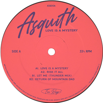 Asquith - Love Is A Mystery EP - Asquith Asquith - Love Is A Mystery EP - Asquith