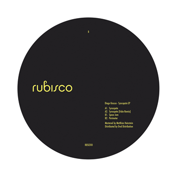 Diego Krause - Syncopate EP - Rubisco