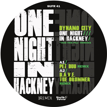 Dynamo City & more - One Night In Hackney Take This Pill Remixes [clear yellow vinyl repress] - Stay Up Forever Records