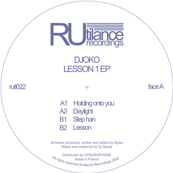 Djoko - Lesson 1 EP - RUTILANCE RECORDINGS