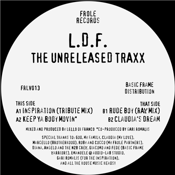 L.D.F. - The Unreleased Traxx - Frole Records