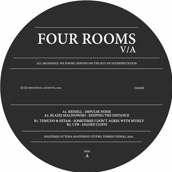 KESSELL, BLAZEJ MALINOWSKI, TEMUDO & HITAM, CYB - FOUR ROOMS - IMMATERIAL.ARCHIVES KESSELL, BLAZEJ MALINOWSKI, TEMUDO & HITAM, CYB - FOUR ROOMS - IMMATERIAL.ARCHIVES