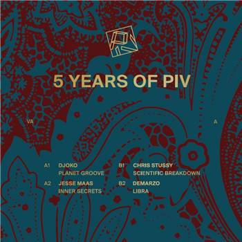 Various Artists - 5 YEARS OF PIV (2x12" Gold Vinyl)) - PIV