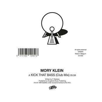 MORY KLEIN - KICK THAT BASS - 541 LABEL