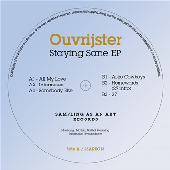 Ouvrijster - Staying Sane EP - Sampling As An Art