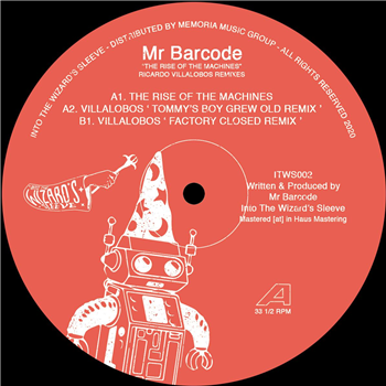 Mr Barcode / Ricardo Villalobos - The Rise Of The Machines - Into The Wizards Sleeve Mr Barcode / Ricardo Villalobos - The Rise Of The Machines - Into The Wizards Sleeve
