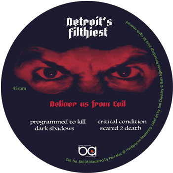 Detroits Filthiest - Deliver Us From Evil [180 grams / stickered sleeve] - Bass Agenda Recordings