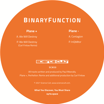 BinaryFunction - 589.592 (Incl. Carl Finlow Remix) - SCIENCE CULT BinaryFunction - 589.592 (Incl. Carl Finlow Remix) - SCIENCE CULT