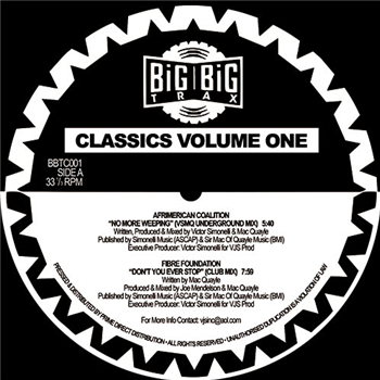 Various Artists - Big Big Trax Classics Vol 1 - Big Big Trax
