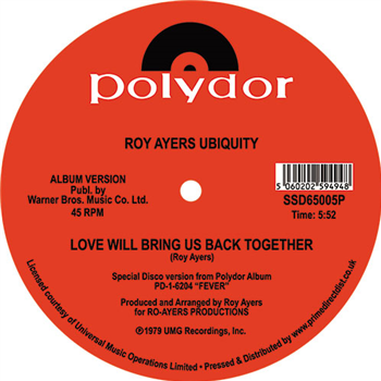Roy Ayers Ubiquity - Running Away / Love Will Bring Us Back Together - South Street Disco