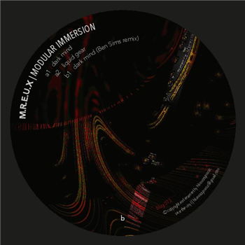 M.R.E.U.X / Ben Sims - Modular Immersion - BLUMOOG MUSIC M.R.E.U.X / Ben Sims - Modular Immersion - BLUMOOG MUSIC