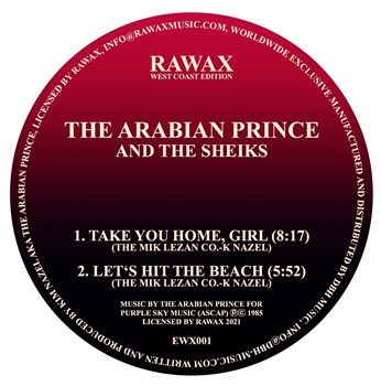 The Arabian Prince And The Sheiks - RAWAX WEST COAST EDITION