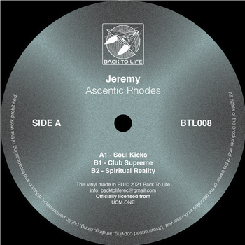 Jeremy - Ascentic Rhodes - Back To Life