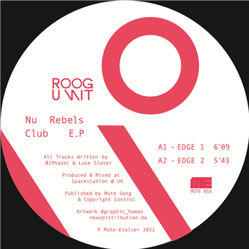 ROOGUNIT - NO REBELS CLUB EP - Mote Evolver