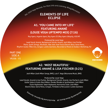 Elements of Life - Eclipse (Part One) - VEGA RECORDS