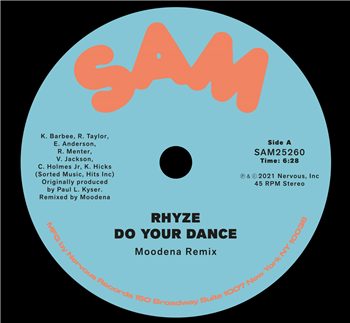 Rhyze - Do Your Dance (Moodena Remix) (Yellow Vinyl) - NERVOUS RECORDS