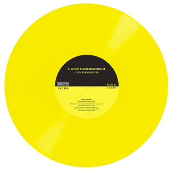 GLENN UNDERGROUND - CVO ELEMENTS EP (Yellow Vinyl) - Groovin Recordings