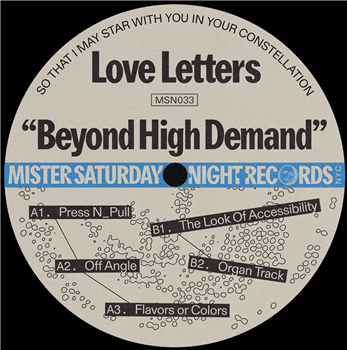 Love Letters - Beyond High Demand - MISTER SATURDAY NIGHT RECORDS