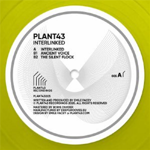 PLANT43 - Interlinked (hand-numbered yellow vinyl 12" + MP3 download code) - Plant43 Recordings PLANT43 - Interlinked (hand-numbered yellow vinyl 12" + MP3 download code) - Plant43 Recordings