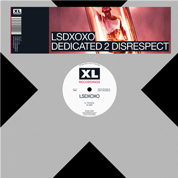 LSDXOXO - DEDICATED 2 DISRESPECT (With Fold Out Poster) - XL Recordings